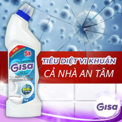 nước tẩy bồn cầu GISA