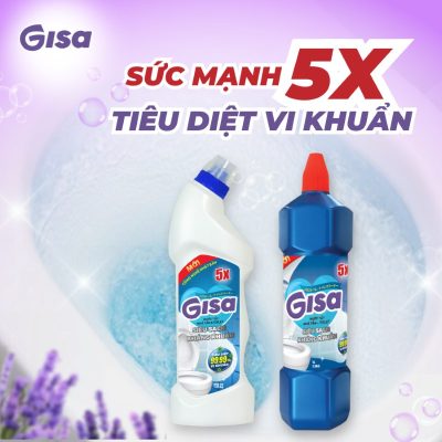 nước tẩy nhà tắm toilet GISA