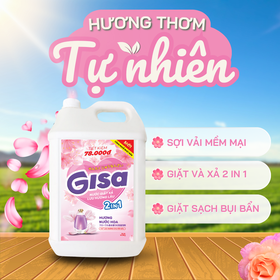 Dùng thử nước giặt GISA rồi bạn sẽ không muốn quay lại nước giặt cũ nữa